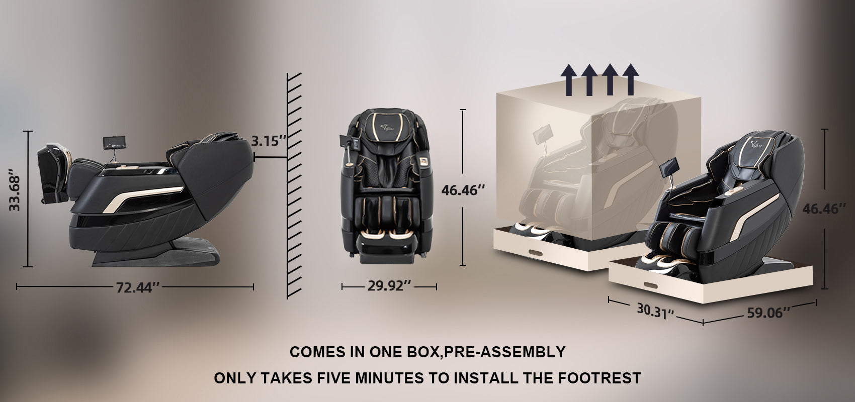 Alfine A66 4D Made in USA Massage Chair